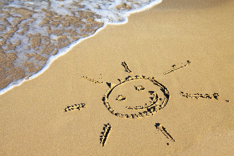 background beach coast sun
